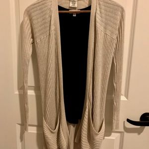 Max Studio Cardigan With Pockets